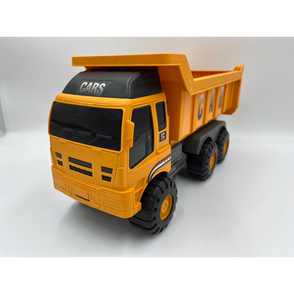 【玩具兄妹】現貨! 超大號砂石車(37公分) 摩輪工程車 摩輪砂石車 多機關可動 滑行砂石車 滑行工程車 工程車 玩具車-細節圖6