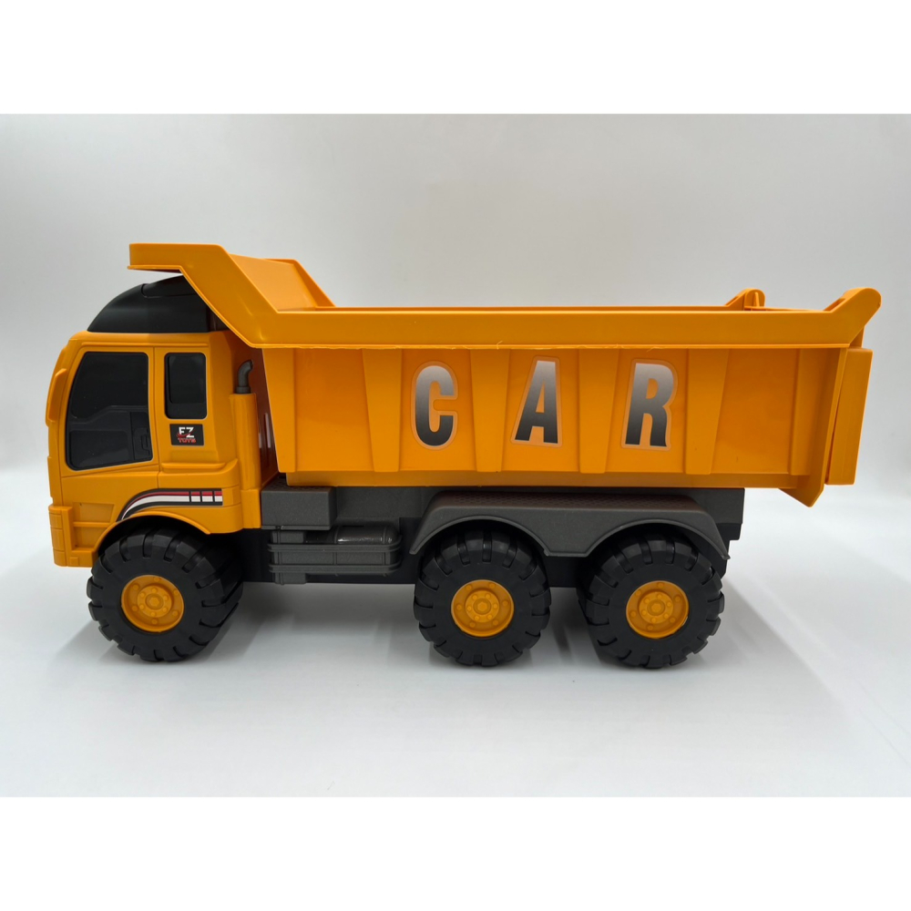 【玩具兄妹】現貨! 超大號砂石車(37公分) 摩輪工程車 摩輪砂石車 多機關可動 滑行砂石車 滑行工程車 工程車 玩具車-細節圖7