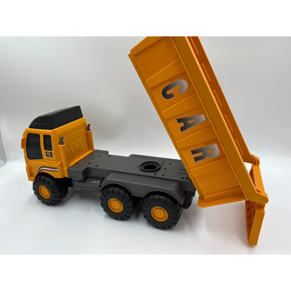 【玩具兄妹】現貨! 超大號砂石車(37公分) 摩輪工程車 摩輪砂石車 多機關可動 滑行砂石車 滑行工程車 工程車 玩具車-細節圖11