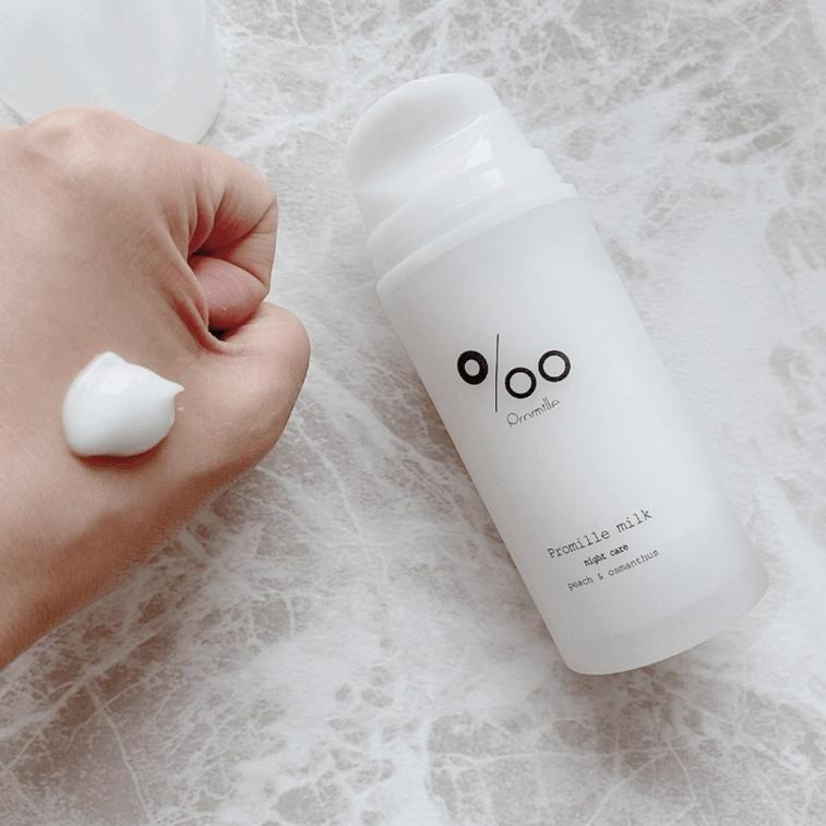 桂花蜜桃日本LDK推薦promille milk保濕夜間護理‰免洗護髮乳100g-細節圖5