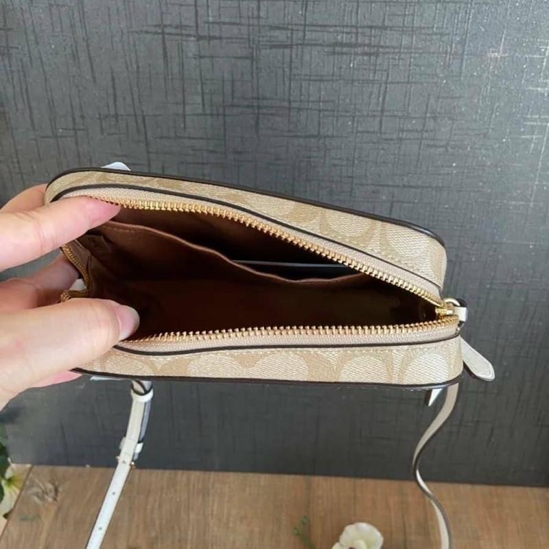 【  COACH 老花樣式相機包 】三色 現貨-細節圖6