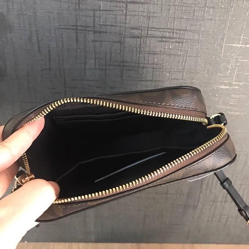 【  COACH 老花樣式相機包 】三色 現貨-細節圖7