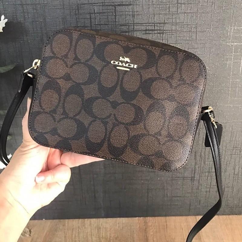 【  COACH 老花樣式相機包 】三色 現貨-細節圖8