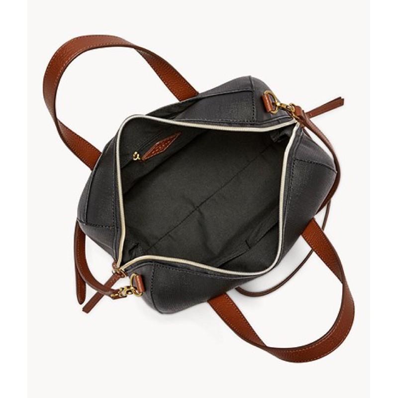 Fossil 拼色波士頓包-細節圖2