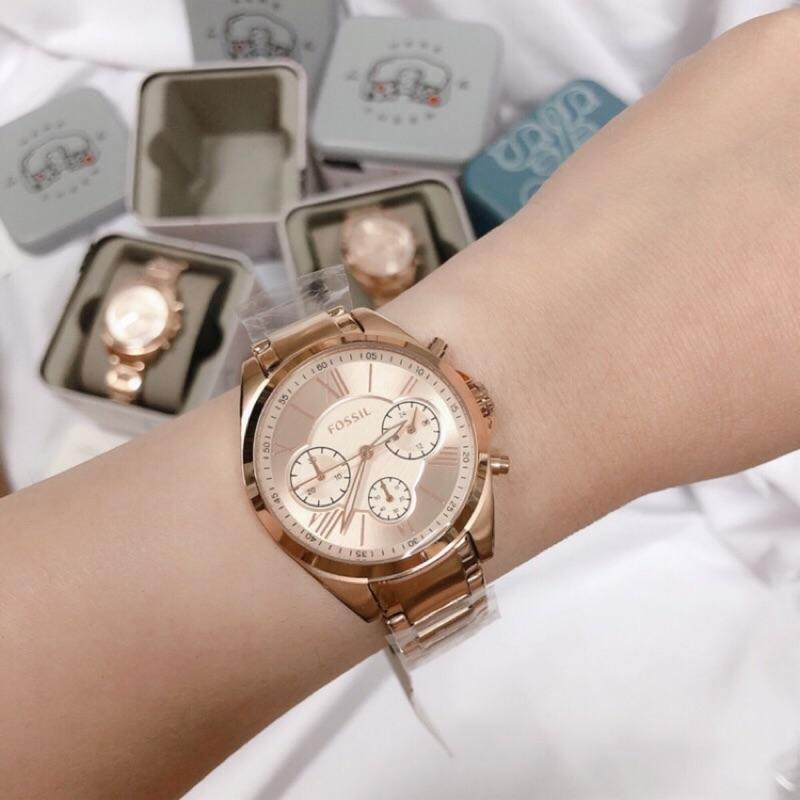 Fossil玫瑰金 女錶-細節圖2