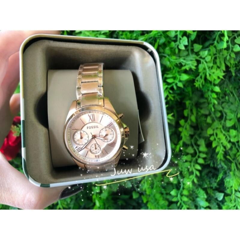Fossil玫瑰金 女錶-細節圖3