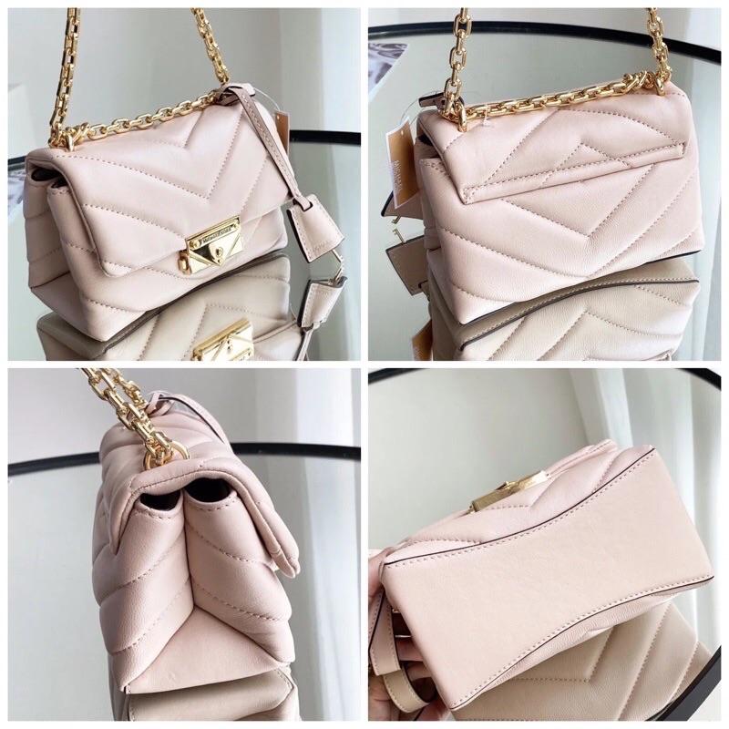 Michael Kors 專櫃壓紋cece包-mini款 裸粉-細節圖3