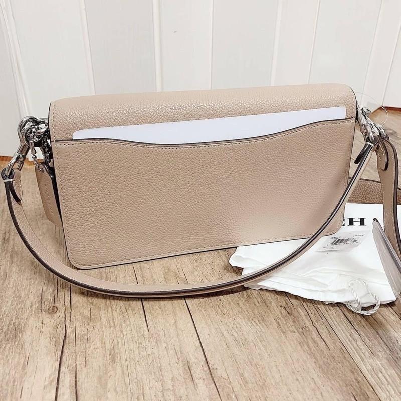 COACH TABBY 專櫃包 全色奶茶色肩背包 現貨-細節圖5