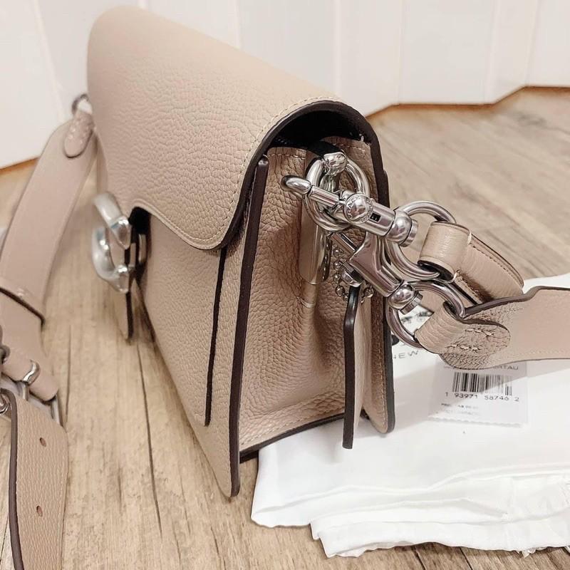 COACH TABBY 專櫃包 全色奶茶色肩背包 現貨-細節圖9