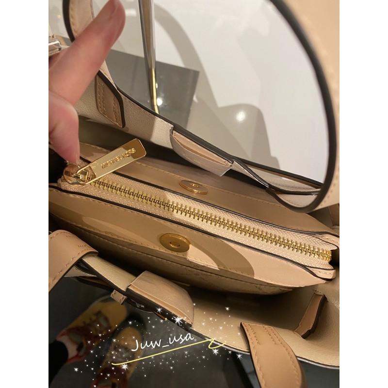 Michael kors 小號 緞帶蝴蝶包 溫柔奶茶色 現貨在台灣-細節圖2