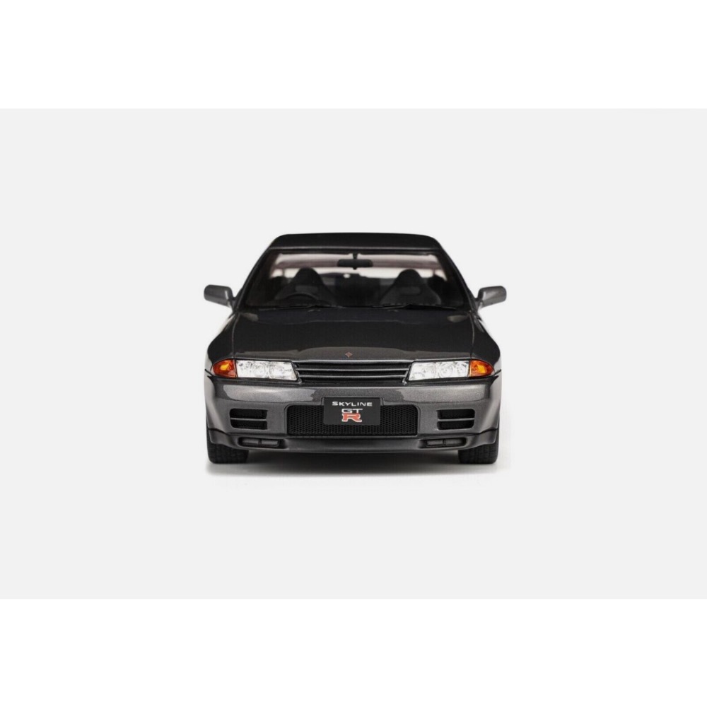 1/18 Nissan Skyline GT-R (R32) Gun Grey Metallic Model Car b-細節圖3