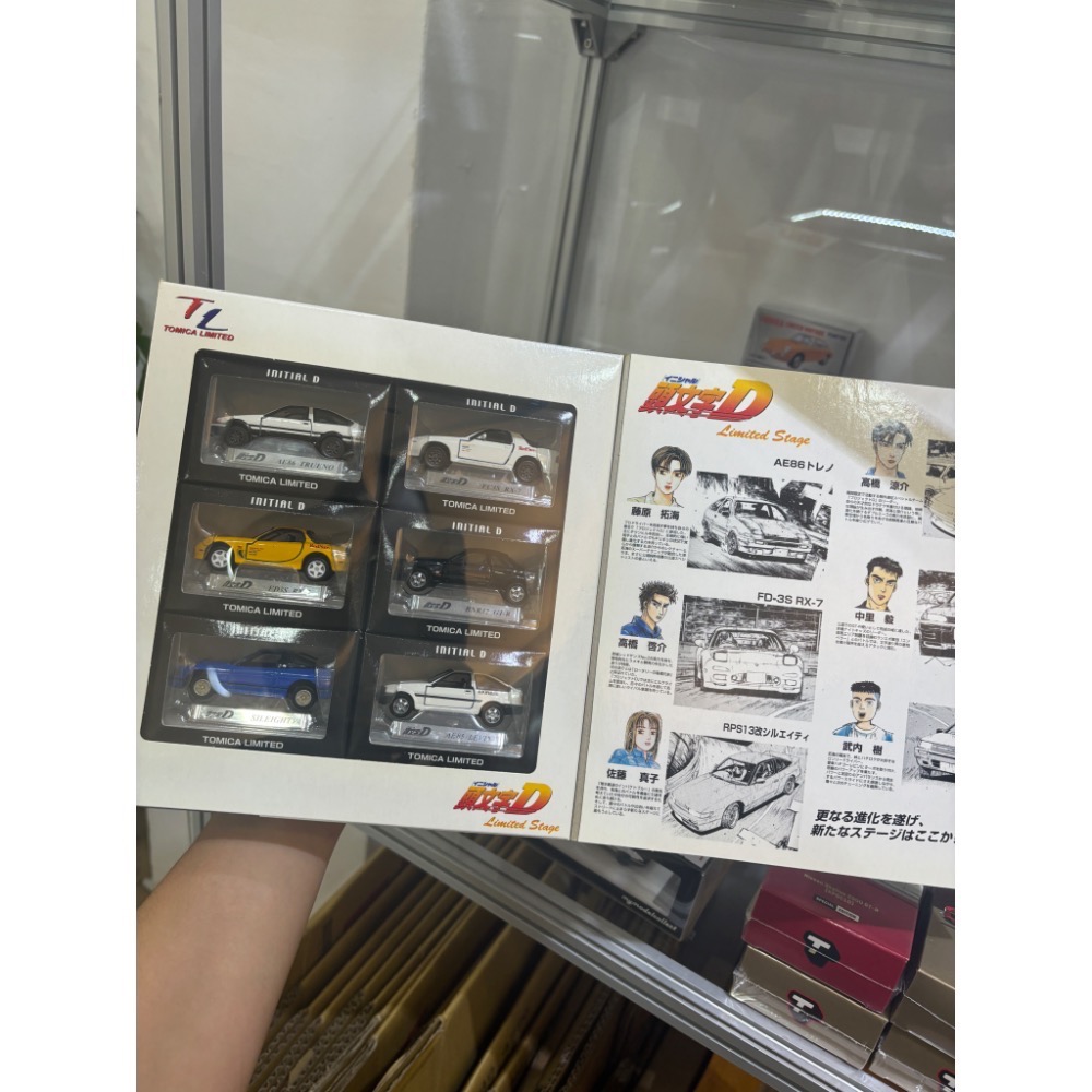 Tomica limited stage TL 日版 絕版 頭文字D 藤原拓海 AE86 RX-7(盒車況如圖、已拆檢-細節圖2