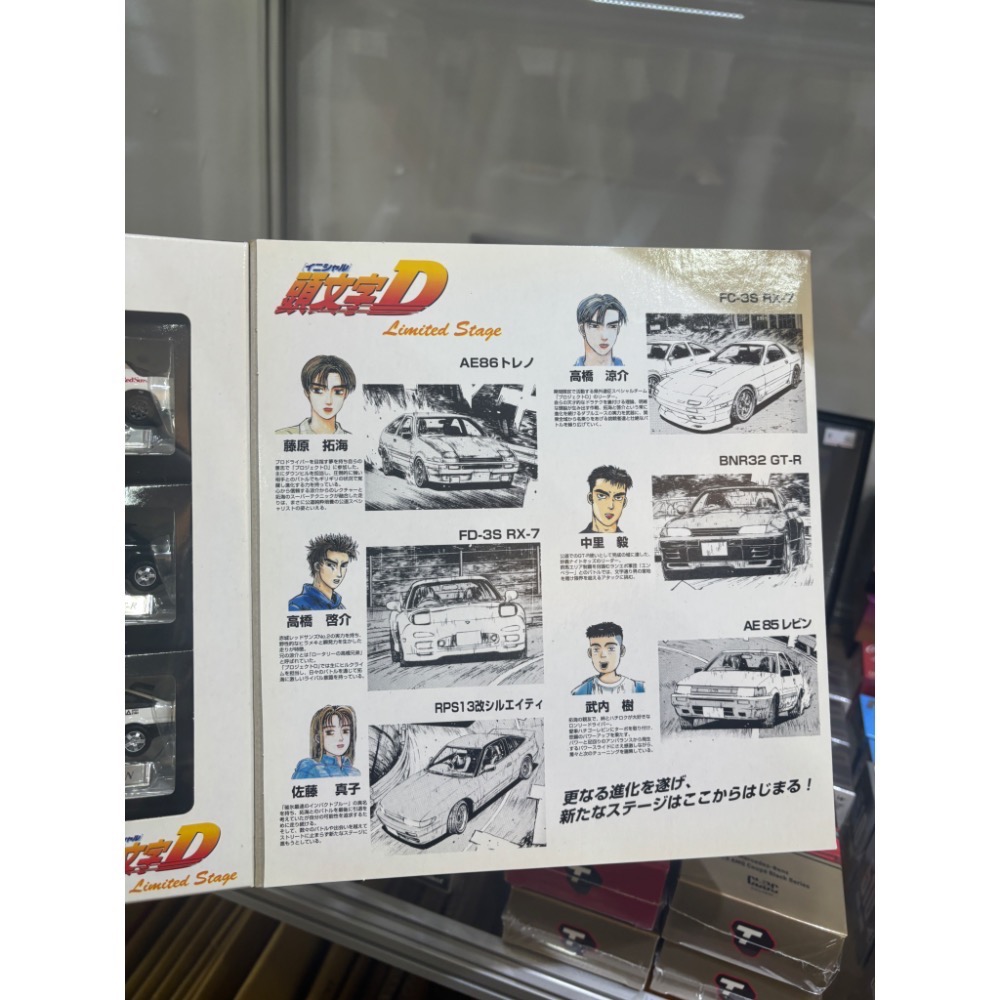 Tomica limited stage TL 日版 絕版 頭文字D 藤原拓海 AE86 RX-7(盒車況如圖、已拆檢-細節圖4