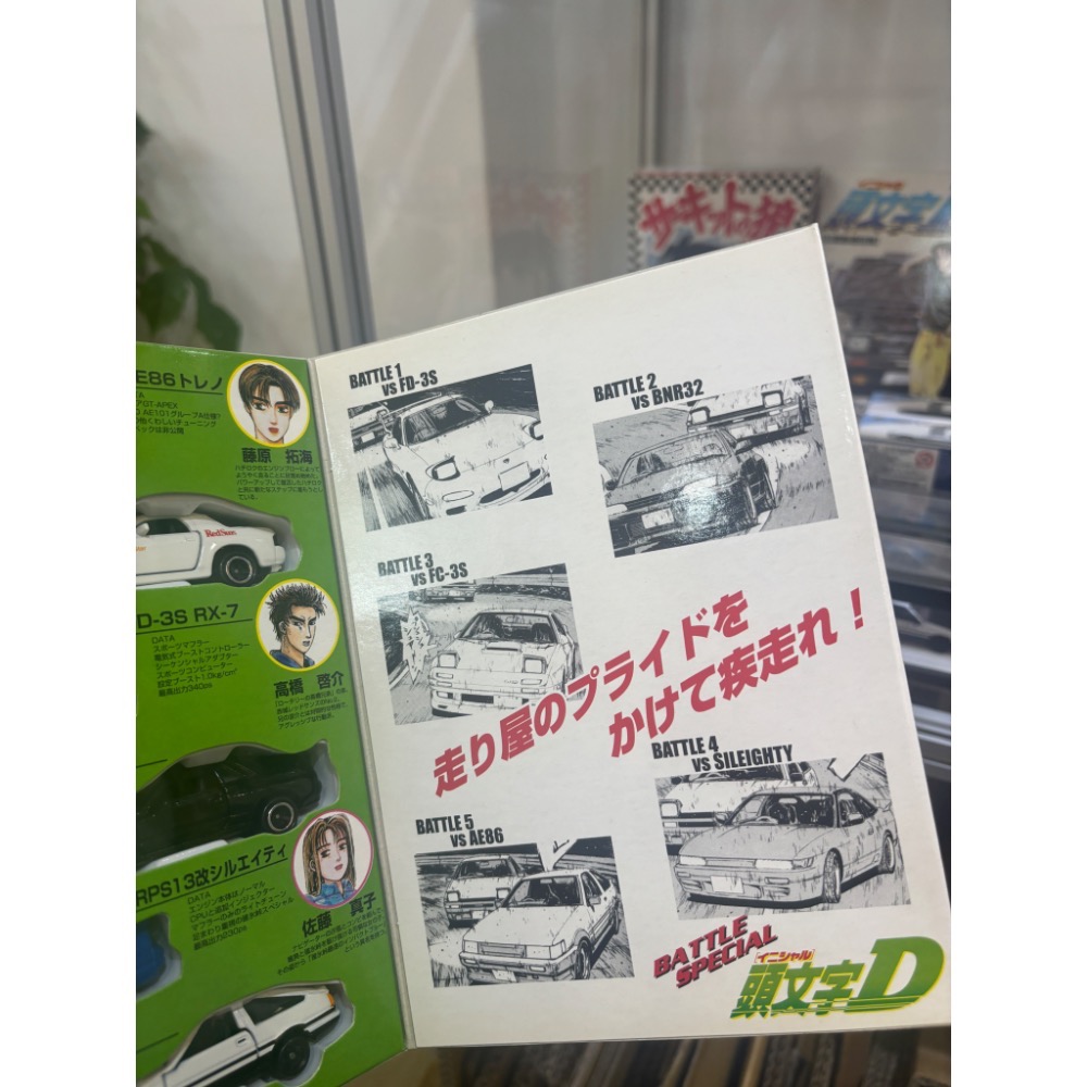 TOMY TOMICA 頭文字D 公道最速傳說 Vol.4 RX-7 AE86 GT-R 高橋 藤原拓海-細節圖3