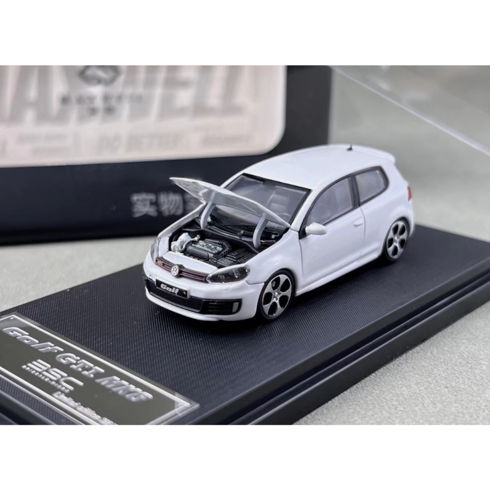 Maxwell 1:64 White VW Golf GTI MK6-細節圖4