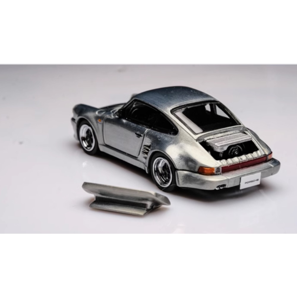 Master 1:64 Alloy Diecast Car Model Porsche 911 930 Blackbir-細節圖3