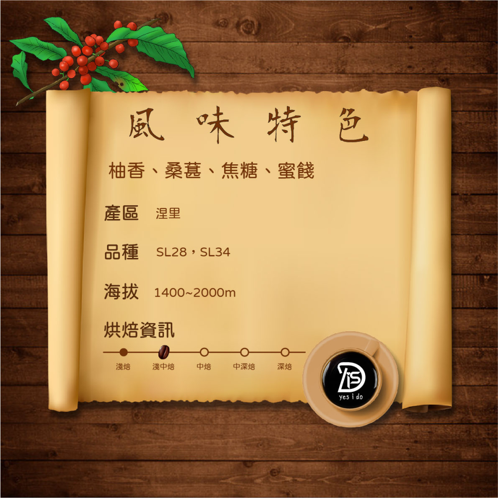 濾掛咖啡 肯亞涅里產區 蜂蜜Top珍珠圓豆 SL28，SL34 水洗 淺中焙 冷萃咖啡10包入coffee【YSID】-細節圖2