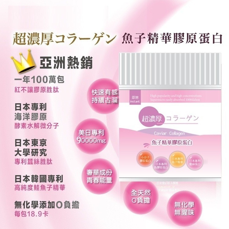 美日韓專利_魚子精華膠原蛋白90000mg-細節圖4