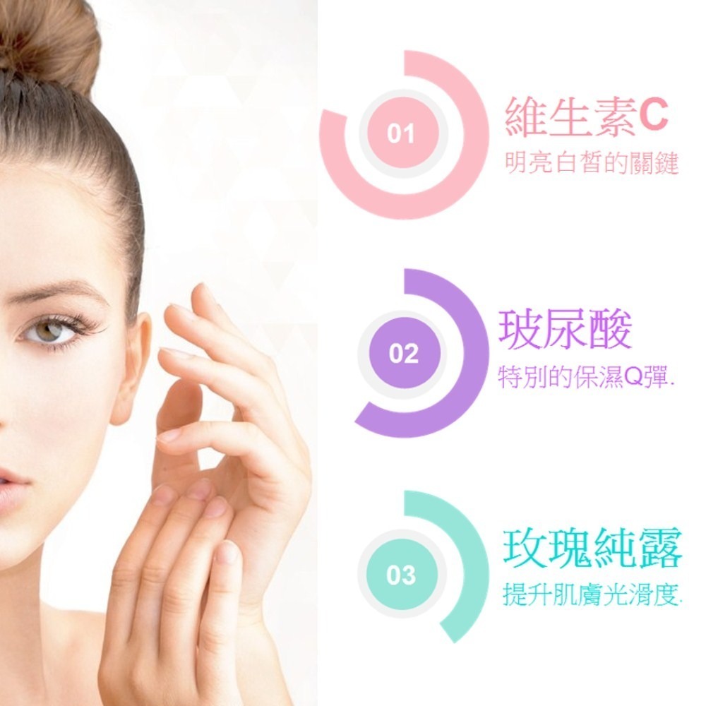 MAXKALA雪戀美白維生素C面膜(6片入)-細節圖3