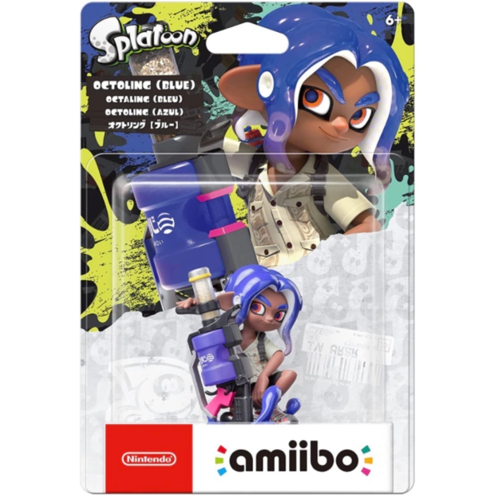 現貨✅全新正版 斯普拉遁3《splatoon藍色章魚男孩》Amiibo 任天堂Nintendo switch 漆彈大作戰-細節圖3