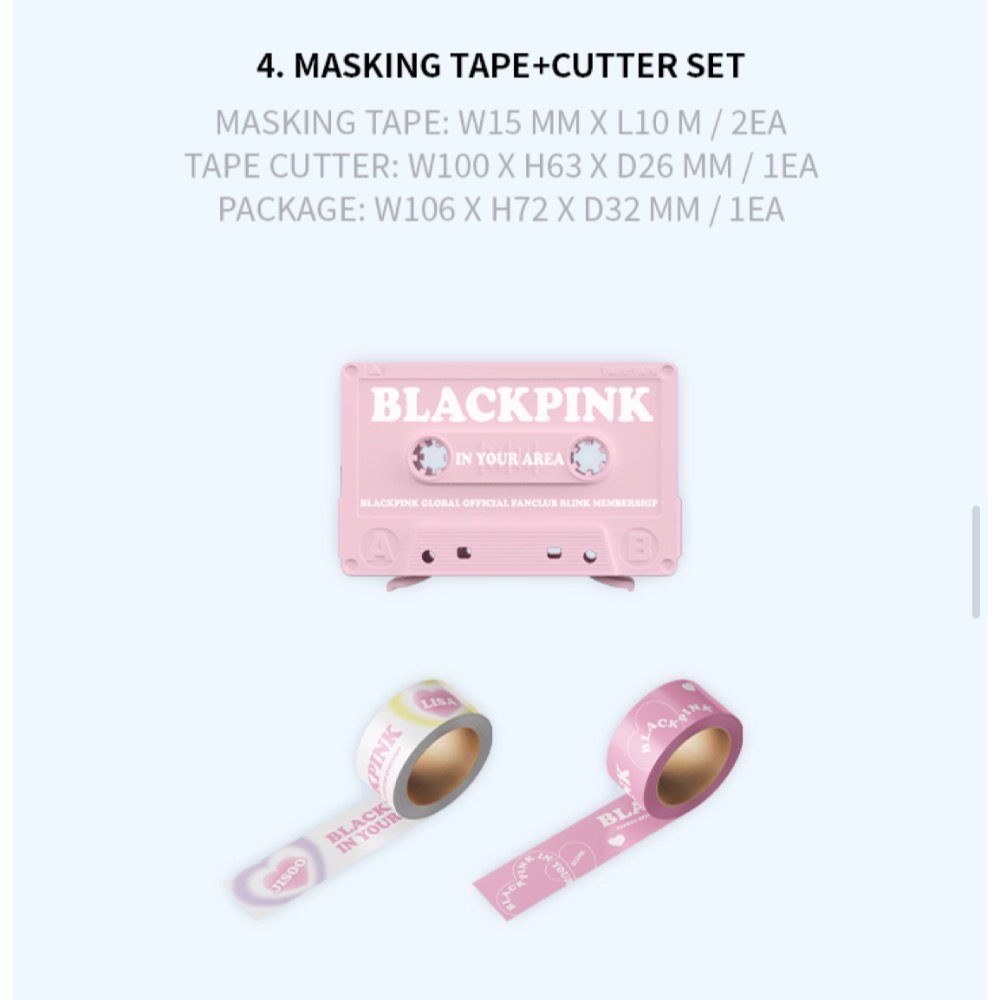 現貨拆售BLACKPINK 會員禮membershipkit JennieLisaJisoo水杯卡冊手機支架筆記本-細節圖3