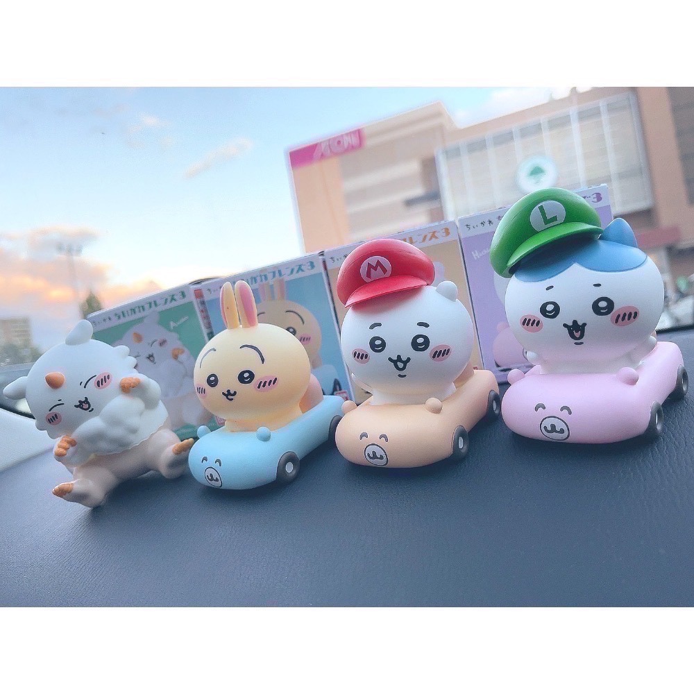 現貨 chiikawa 吉伊卡哇🌼好朋友3 公仔模型 食玩盒玩 萬代 小可愛 小八貓 兔兔 小桃那個孩子 車車 吃飯-細節圖9