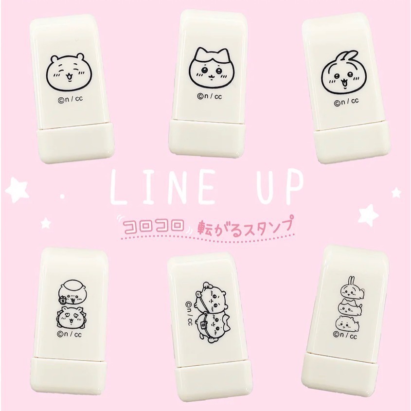 ちいかわ吉伊卡哇🌼日版正版 CORO-RE 滾輪 印章 手帳 小可愛 小八貓 兔兔 chiikawa 烏薩奇 小桃-細節圖3