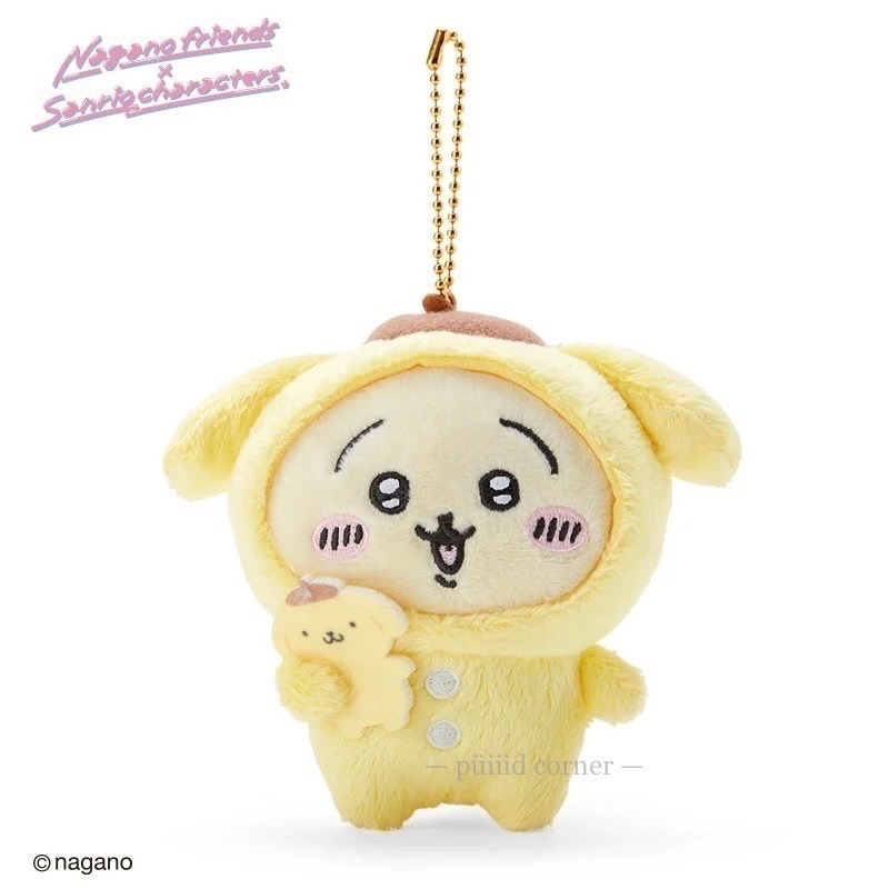 日版現貨🇯🇵吉伊卡哇✖️三麗鷗聯名🩵吊飾娃 娃娃 別針 小可愛大耳狗 小八貓美樂蒂 兔兔布丁狗 可樂餅 ちいかわ-細節圖6
