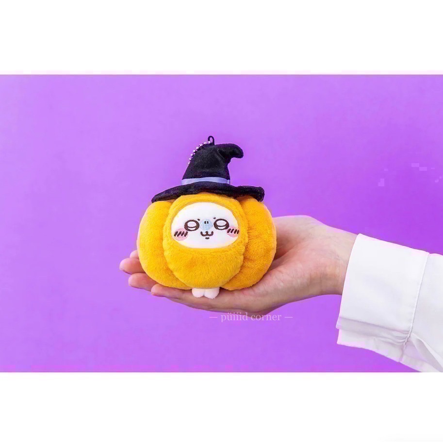 現貨 吉伊卡哇 chiikawa🌼萬聖節限定 南瓜小桃 南瓜兔兔 惡魔小桃 糖果 吊飾娃 娃娃 南瓜兔 ちいかわ-細節圖4