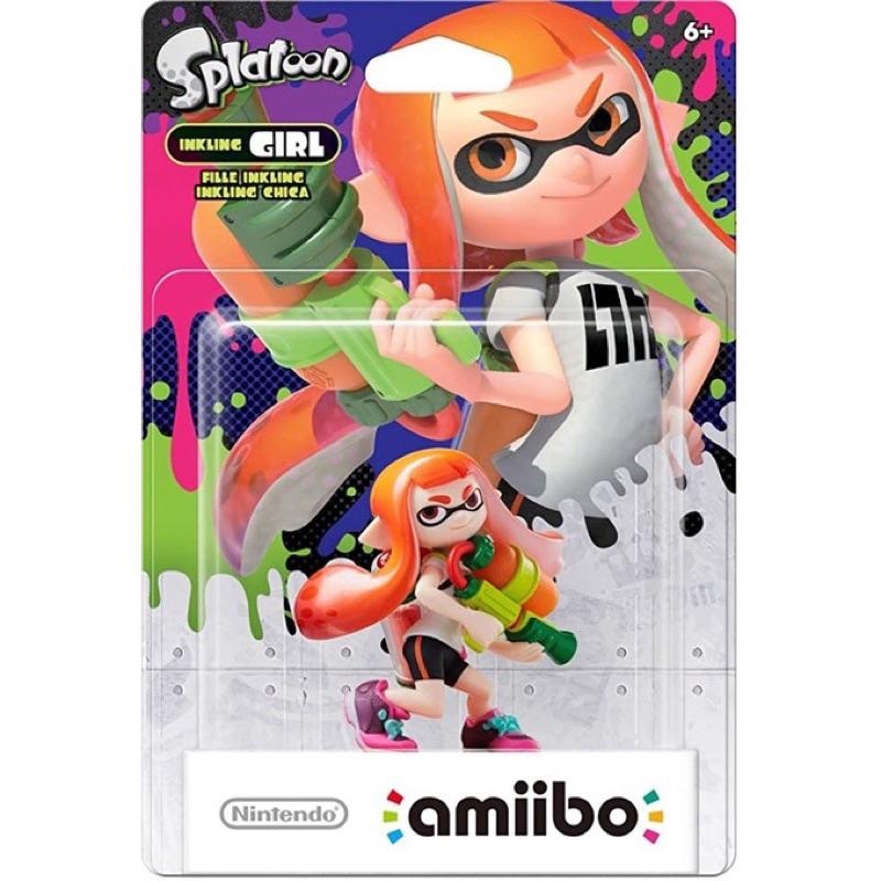 售完‼️全新正版 斯普拉遁《splatoon橘款魷魚女孩》Amiibo 任天堂Nintendo switch 漆彈大作戰-細節圖3