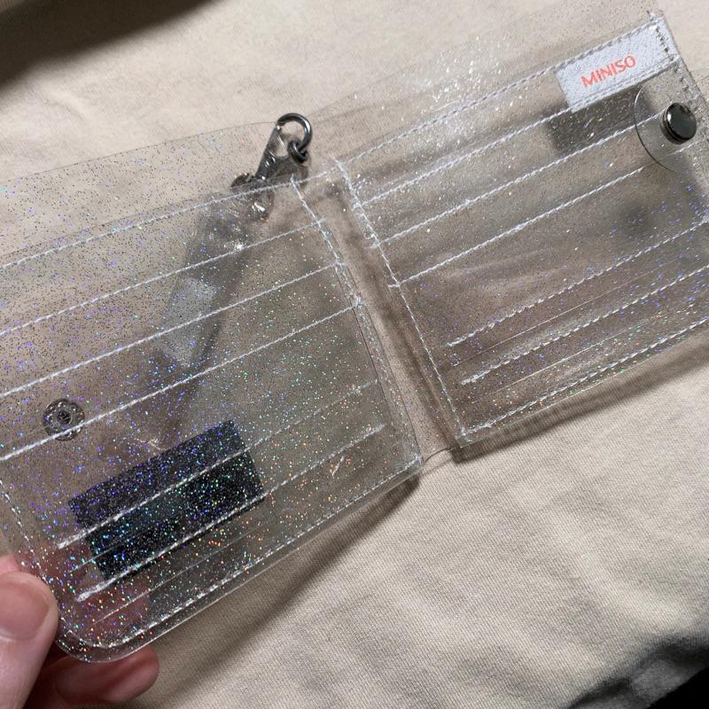 miniso 全新🩵卡套 卡包 隨身包 錢包-細節圖3