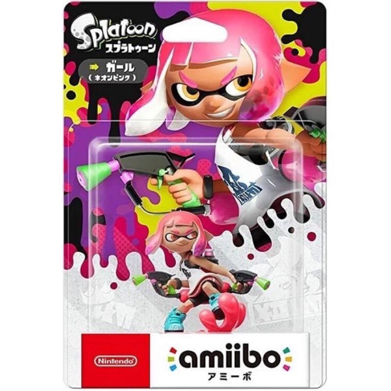 現貨✅全新正版 斯普拉遁2《splatoon粉紅魷魚女孩》Amiibo 任天堂Nintendo switch 漆彈大作戰-細節圖3