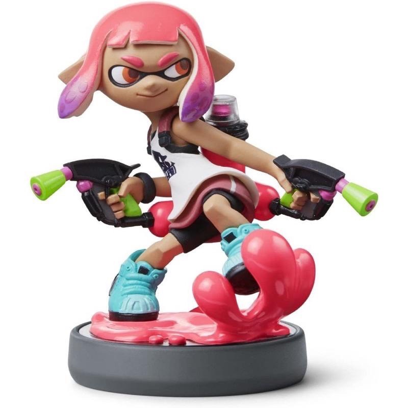 現貨✅全新正版 斯普拉遁2《splatoon粉紅魷魚女孩》Amiibo 任天堂Nintendo switch 漆彈大作戰-細節圖4