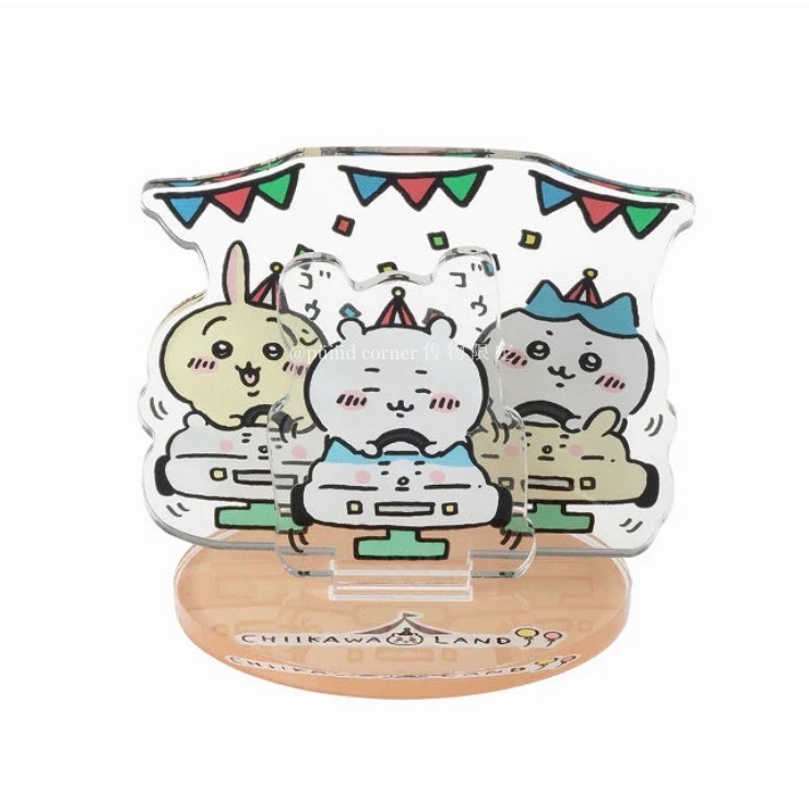 吉伊卡哇🌼ちいかわ 遊樂園 壓克力立牌 坐騎 小可愛 小八貓 兔兔 烏薩奇 樂園 chiikawa ぴーぽぽ ゴウン-細節圖3