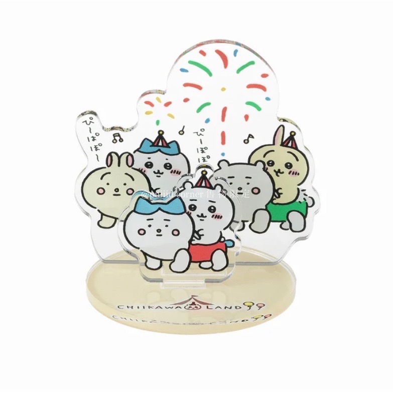 吉伊卡哇🌼ちいかわ 遊樂園 壓克力立牌 坐騎 小可愛 小八貓 兔兔 烏薩奇 樂園 chiikawa ぴーぽぽ ゴウン-細節圖4