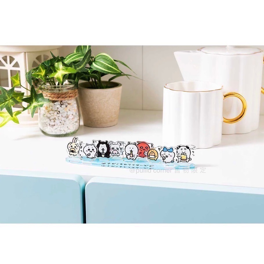 現貨 吉伊卡哇 chiikawa 自嘲熊🌼吃東西 飽食 立牌 小可愛 小八貓 兔兔 小桃 白熊 壓克力 馬來熊 可樂餅-細節圖3