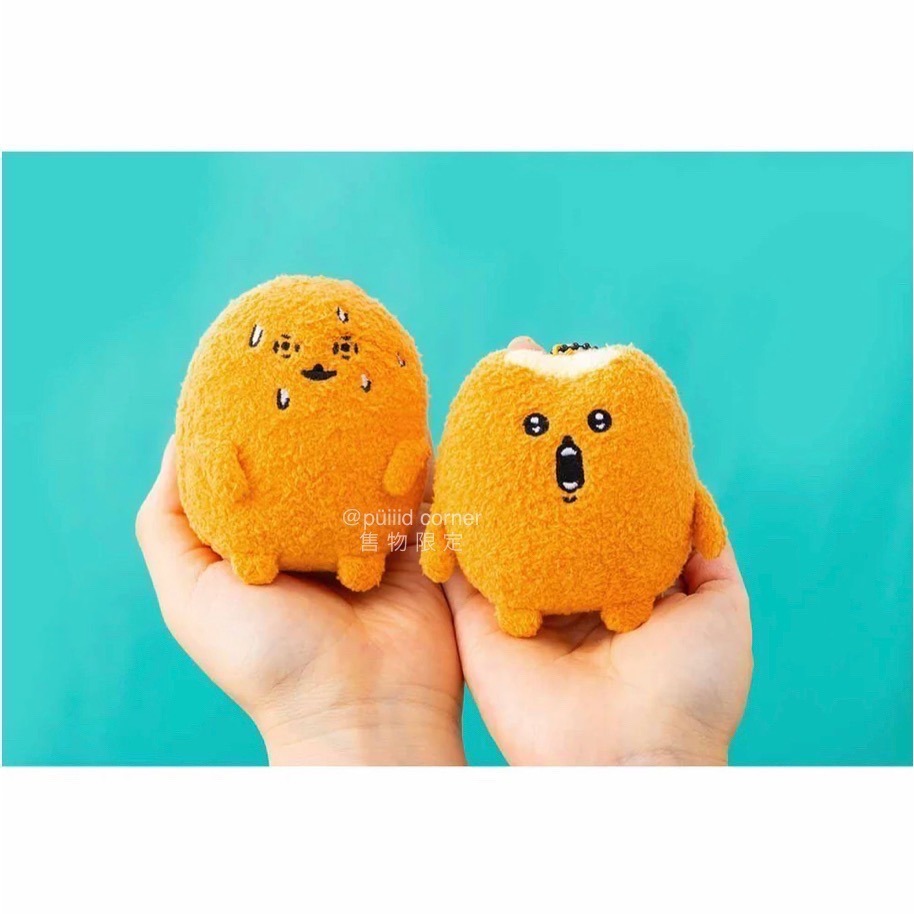 全新現貨 ナガノNagano 自嘲熊 白熊🌼同類相食 薯尼拔 可樂餅 被咬一口 吊飾娃 吉伊卡哇 chiikawa-細節圖2