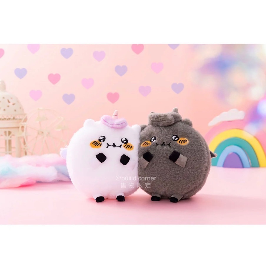 全新現貨 ナガノNagano 自嘲熊 白熊🌼獨角獸 雙角獸 黑白貼貼 S娃 娃娃 吉伊卡哇 作者 chiikawa-細節圖4