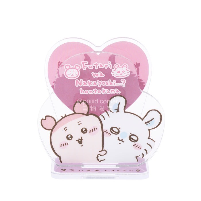 現貨 吉伊卡哇 chiikwa🌼辣咖哩 立牌 壓克力 小可愛 小八貓 兔兔 烏薩奇 辣哭 拍立得 古本 小桃 愛心-細節圖3