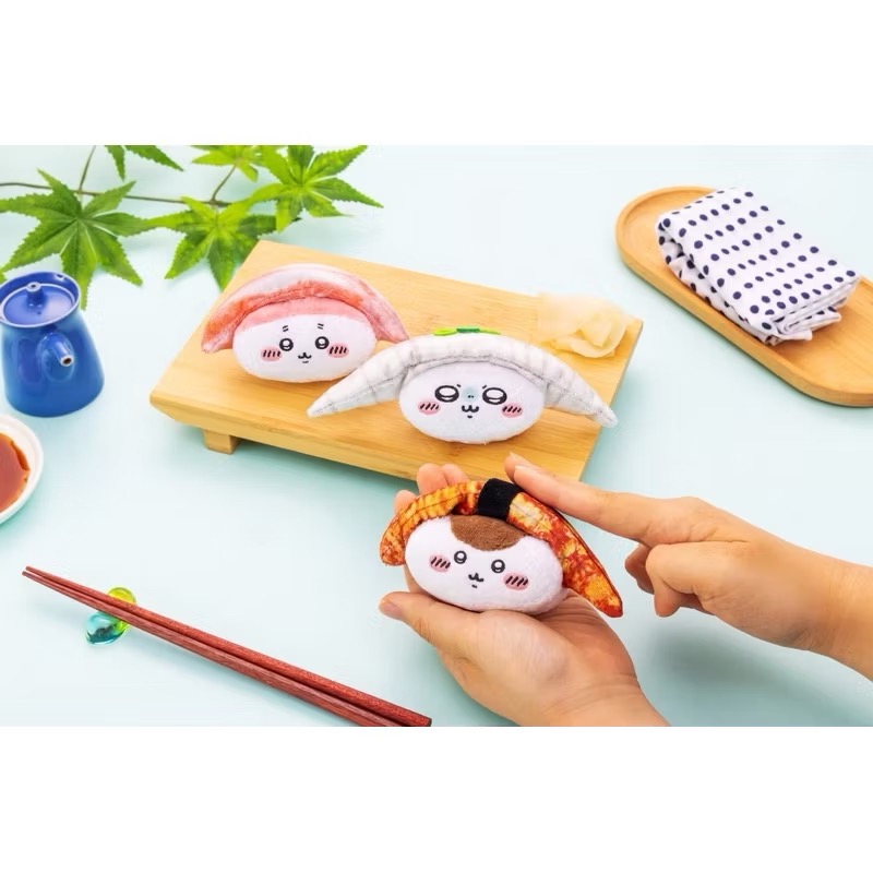 現貨 吉伊卡哇 chiikawa🌼壽司 一番賞 抽賞 娃娃 立牌 小可愛 小八 兔兔 烏薩奇 栗子 小桃 古本 獅薩-細節圖3
