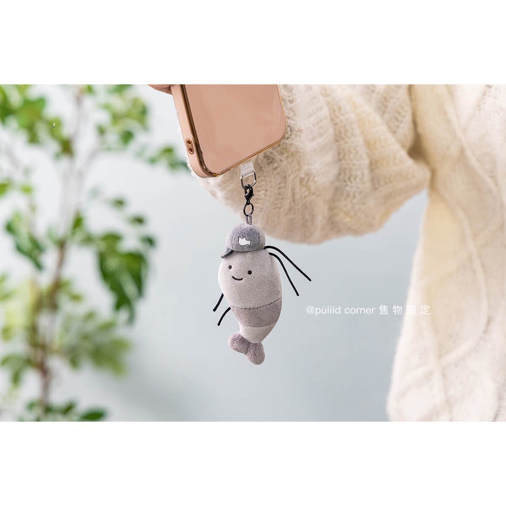 現貨 小白虎與黑虎蝦❣️商城開幕半週年限定 送貨員 配送員 吊飾娃 娃娃 白虎 黑虎蝦 兔兔醫生 ホワイトタイガー-細節圖3