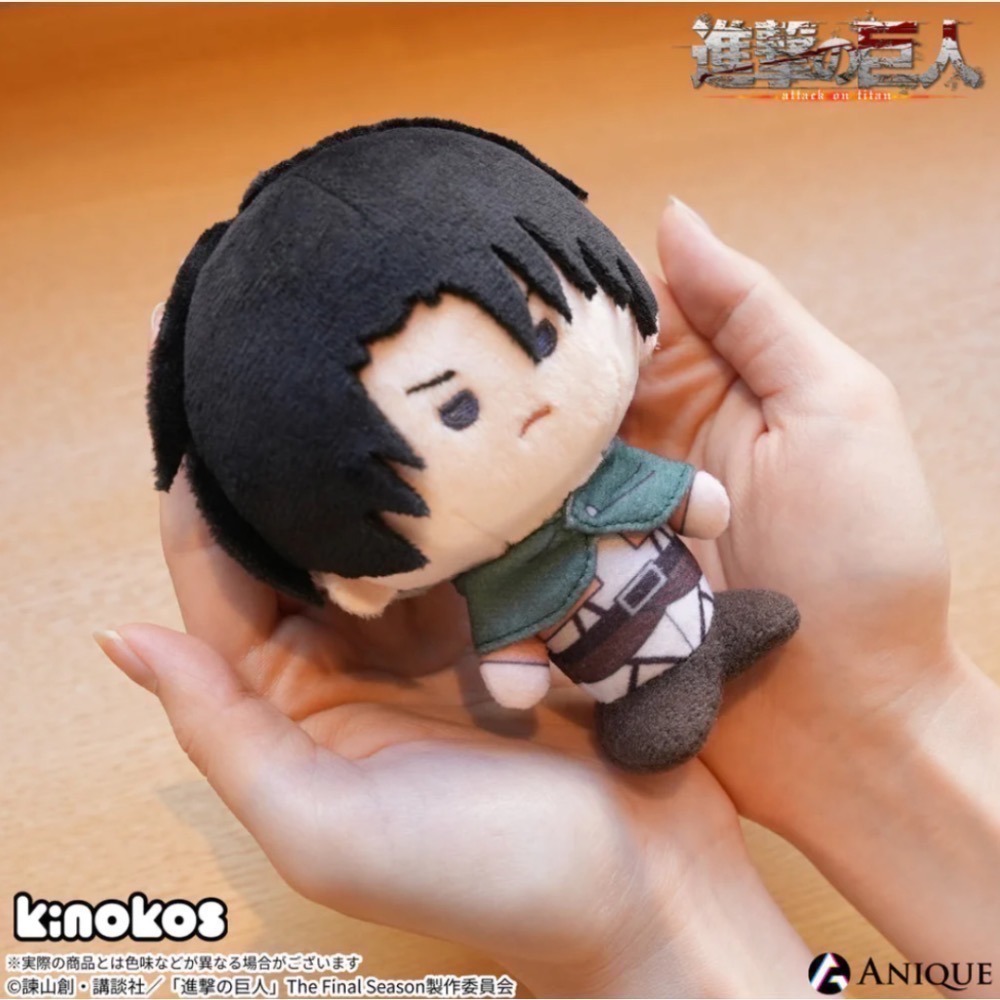 現貨 進擊的巨人 AOT🔥KINOKOS 蘑菇 香菇 娃 站娃 12cm 艾連 米卡莎 阿爾敏 兵長 漢吉 團長 豆豆-細節圖3
