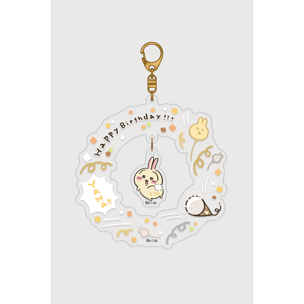 現貨 吉伊卡哇 chiikawa🌼2025生日限定 兔兔 烏薩奇 talkingheads ちいかわ 鑰匙圈 吊飾娃-細節圖3