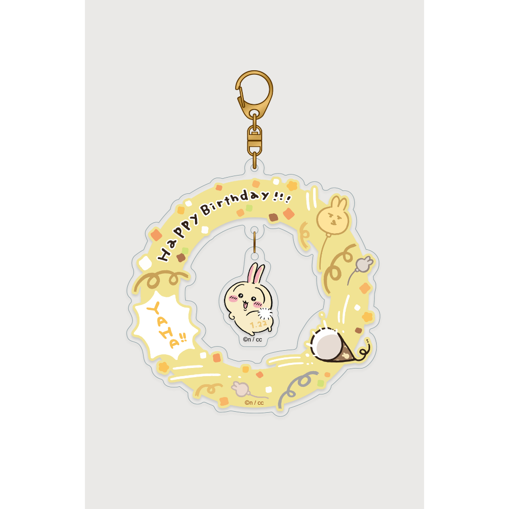 現貨 吉伊卡哇 chiikawa🌼2025生日限定 兔兔 烏薩奇 talkingheads ちいかわ 鑰匙圈 吊飾娃-細節圖5