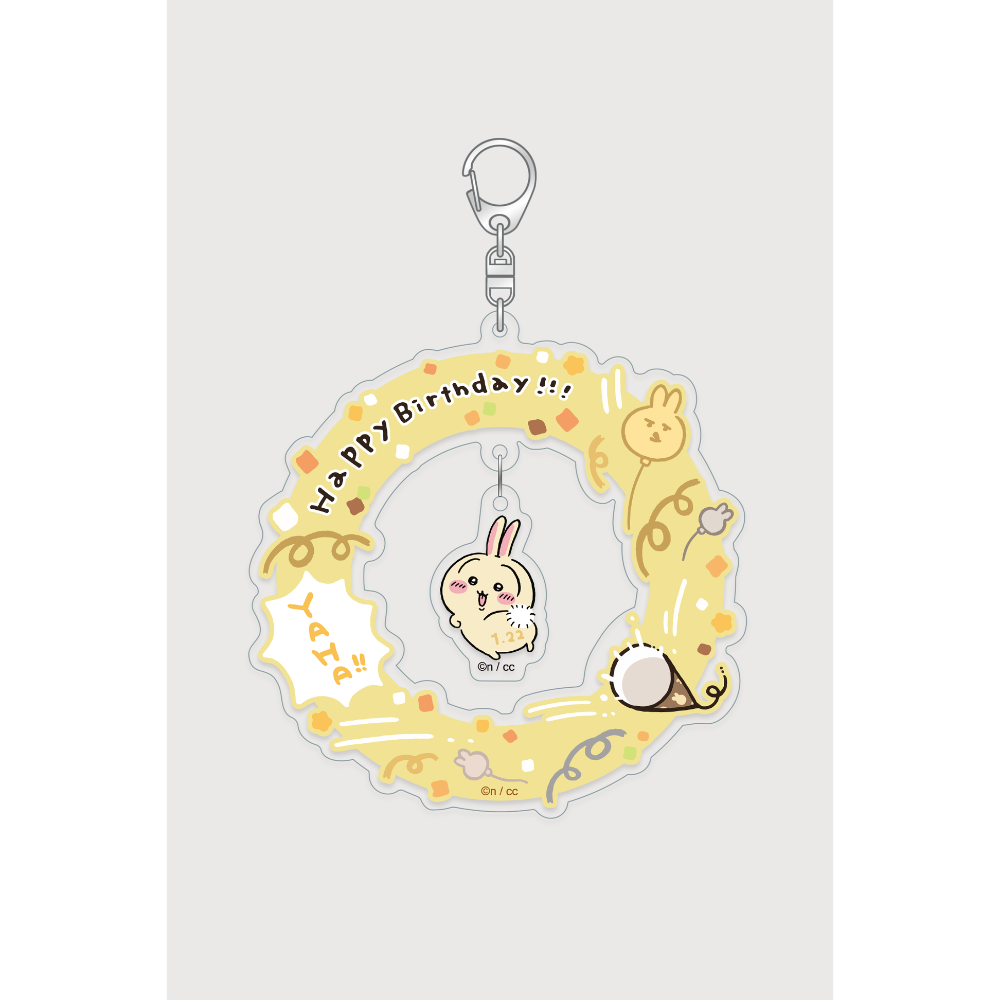 現貨 吉伊卡哇 chiikawa🌼2025生日限定 兔兔 烏薩奇 talkingheads ちいかわ 鑰匙圈 吊飾娃-細節圖6