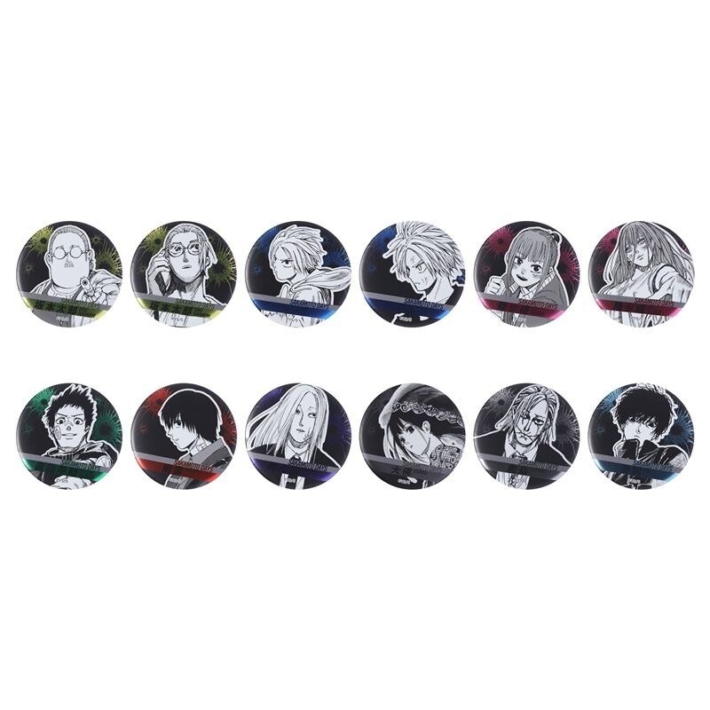 現貨 坂本日常⚡️JS限定 12顆入 浮雕第二彈 徽章 原畫 朝倉新 南雲 大佛 別針 莉昂 有月 信 晶 夏生 神神廻-細節圖3