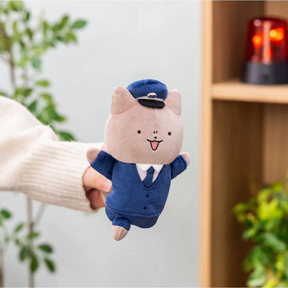 現貨 小白虎與黑虎蝦🔆吊飾娃 被綁起來的兔兔醫生 追逐警犬 綑綁 娃娃 狗狗警察 黑貓老闆-細節圖3