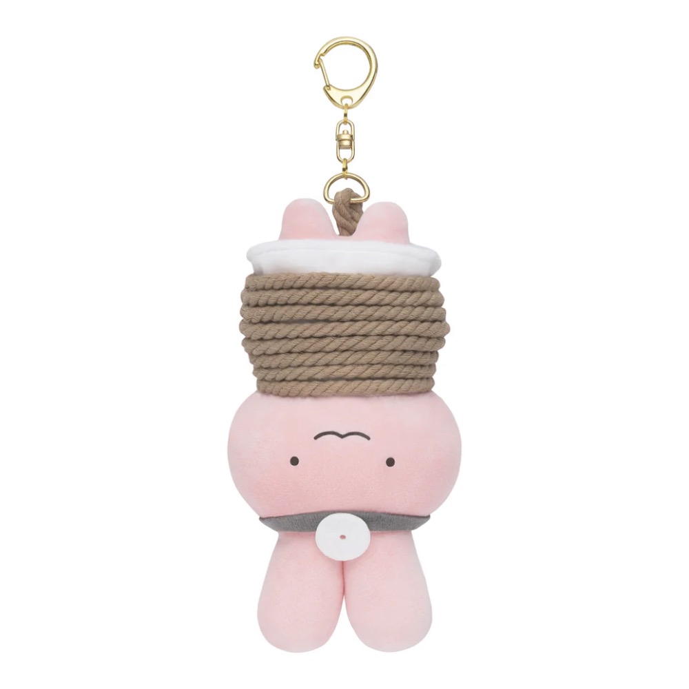 現貨 小白虎與黑虎蝦🔆吊飾娃 被綁起來的兔兔醫生 追逐警犬 綑綁 娃娃 狗狗警察 黑貓老闆-細節圖4