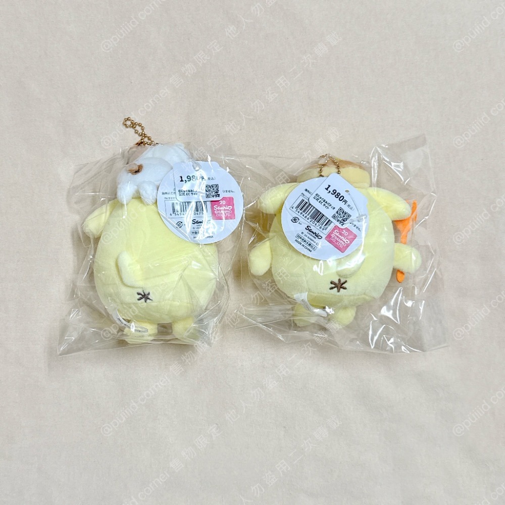 現貨 三麗鷗SANRIO💕日版 吊飾娃 鬆餅甜點布丁狗 サンリオ　睡得香甜 睡覺 布丁狗 瑪芬 娃娃 好朋友 愛睏-細節圖2