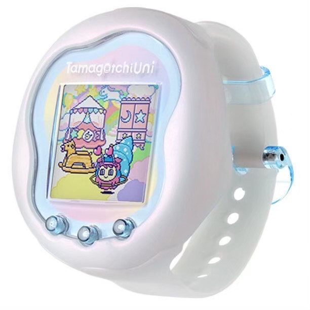 現貨 絕版 全新日版 塔麻可吉 TAMAGOTCHI UNI 萬代 粉色 白色 電子雞 彩色屏幕-細節圖4